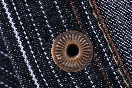 Macro fragment classic fashioned jeans with rivetの写真素材