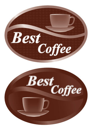 Illustration of sticker with a textのイラスト素材