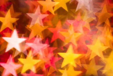 stars background from golden and red colorの写真素材