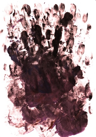 palm and finger prints as backgroundの写真素材