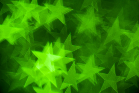 green stars shape photo as backgroundの写真素材