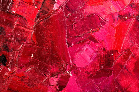 Oil painting abstract brushstrokes on canvasの写真素材