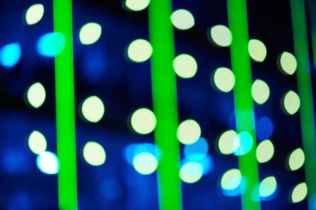 night city lights abstract blur backgroundの写真素材