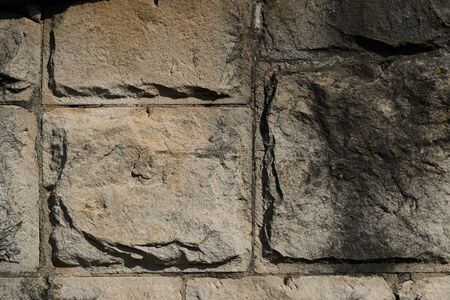 old stone wall as background