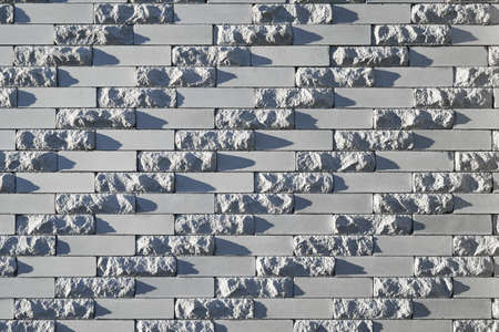 decorative white brick wall as background