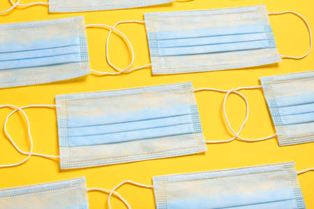 medical protective mask for respiratory protection against viruses, germs other infections on a...