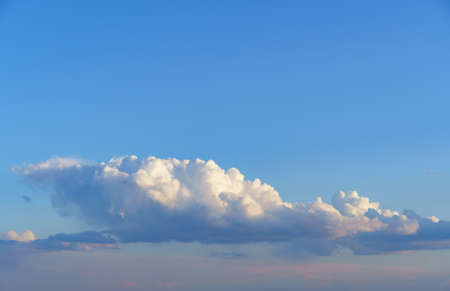 beautiful sky with clouds at sunset