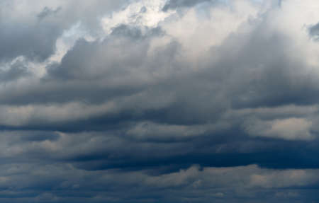 beautiful dark dramatic sky with stormy clouds before the rain