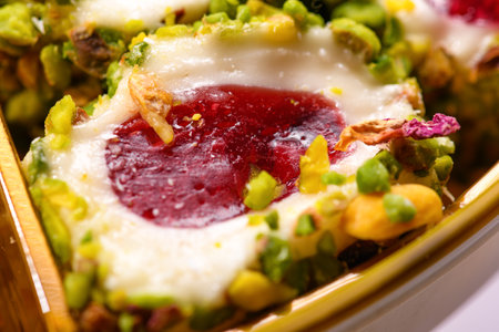 Sweet food Turkish delight, traditional food, assorted locumの写真素材