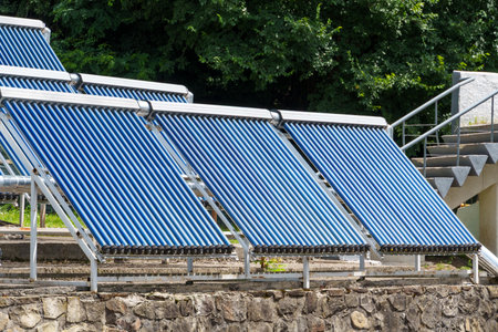 solar water heaters, panel group