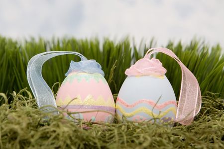 Decorative easter eggs