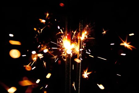 Close up fireworks