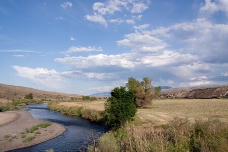 Scenic river in Oregon USA