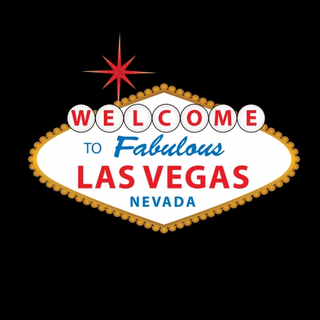 Welcome to Fabulous Las Vegas Nevada signのイラスト素材