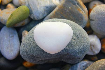 Pure heart stoneの写真素材