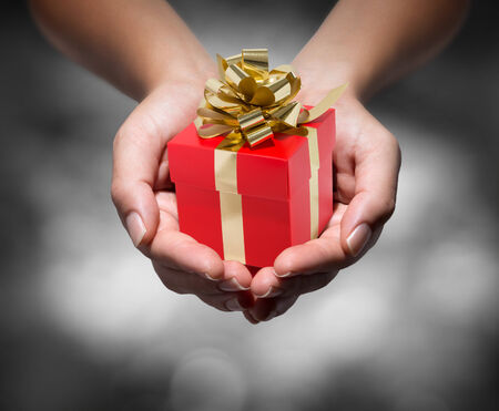 give your gift の写真素材
