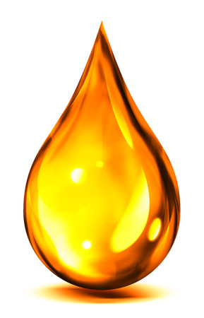 drop of oil or fuel の写真素材