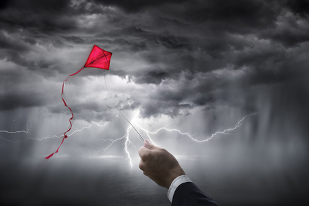 uncertainty aspirations business - risk investment for following their dreamsの写真素材