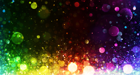 Rainbow of Lights - Party Backgroundの写真素材