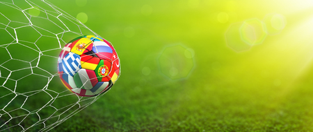 Goal - European Football Championshipの写真素材