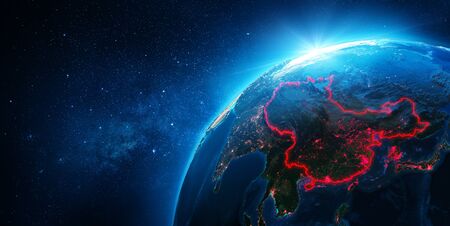 Global pandemic conceptの写真素材