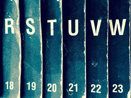 Alphabetical list bookの素材