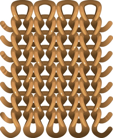 Knitted patternのイラスト素材