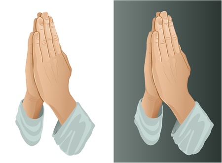 Praying handsのイラスト素材