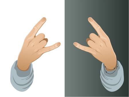 Hand with a hip-hop YO gestureのイラスト素材