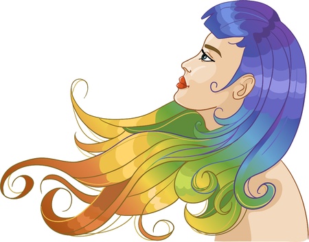 Rainbowのイラスト素材