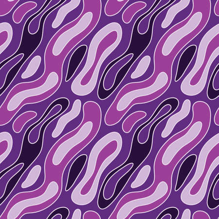 Abstract neon seamless purple pattern, vector backgroundのイラスト素材