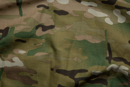 Armed force multicam camouflage fabric texture background.の写真素材