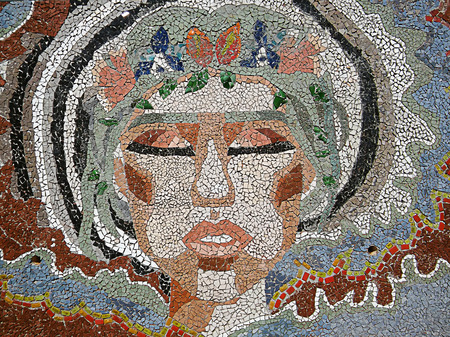 Mosaic mural dreamsの写真素材