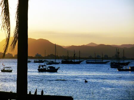 The sea in the afternoonの写真素材