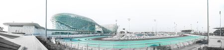 Yas Island, Abu Dhabi, United Arab Emirates - Jun.23, 2018: 5.55-kilometre Yas Marina Circuit, which on November 1, 2009, hosted the country's inaugural Grand Prix. One of the longest and most demanding tracks in the world, where close and competitive racのeditorial素材