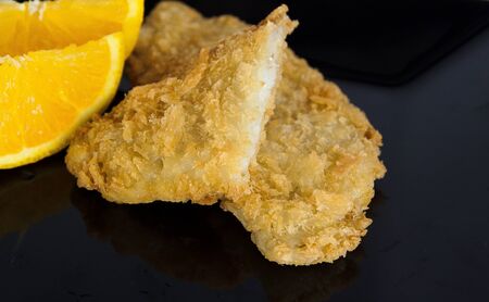 Fried fish pieces
