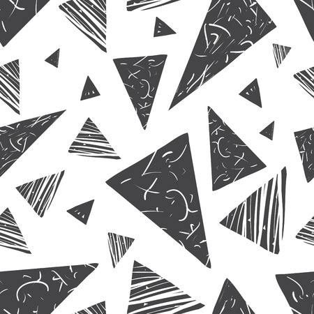 Vector seamless pattern. Abstract background trianglesのイラスト素材