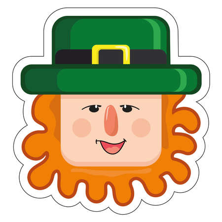 Vector Saint Patrick s Day character leprechaunのイラスト素材
