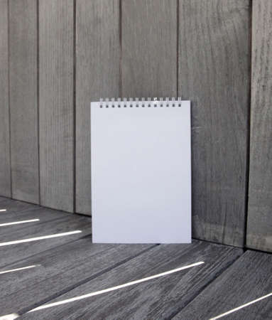 Blank catalog, magazine, book template with soft shadows. Ready for your designの写真素材