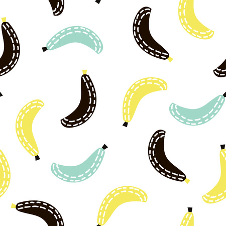 Modern fruit seamless pattern. Background with pears. Great for kids fabric, textile, etc. Vector Illustrationのイラスト素材