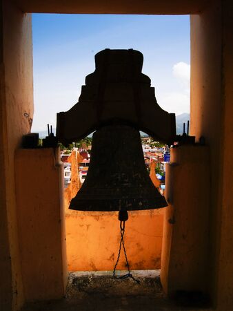 IN THE OLD BELL TOWERの写真素材