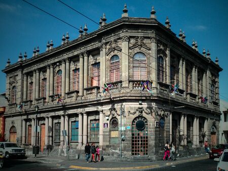 Old building in a corner of Guadalajara Mexicoのeditorial素材