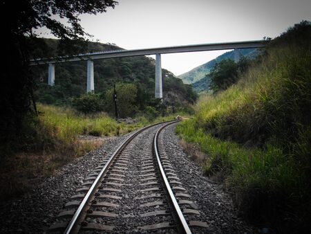 Bridge over the railroad curve