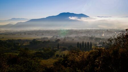The city of Tuxpan in the morningの写真素材