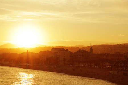 Nice Evening, Franceの写真素材