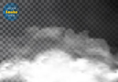 Fog or smoke, lighting flare isolated transparent special effect.のイラスト素材