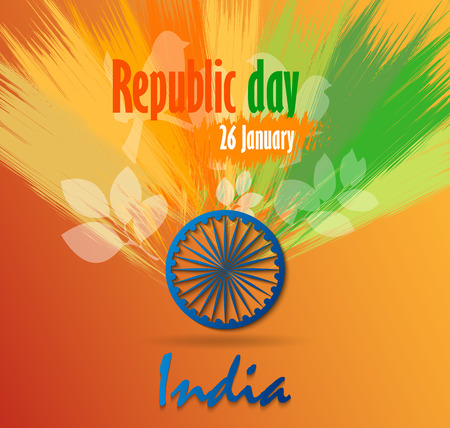 illustration of abstract Indian background with historical monumentのイラスト素材