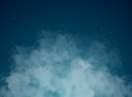 Abstract vector background with night sky and stars. Starry night sky. Stars, sky, night. The night the starry dark blue sky in stars.のイラスト素材