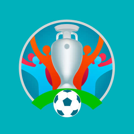 football match Sports concept tournament background.のイラスト素材