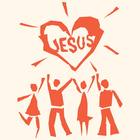 united in christのイラスト素材